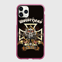 Чехол iPhone 11 Pro матовый Motorhead: The best of, цвет: 3D-малиновый