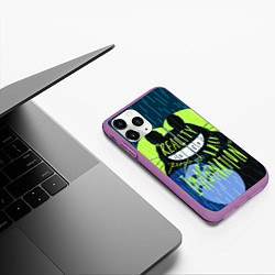 Чехол iPhone 11 Pro матовый Totoro: Reality Imagination, цвет: 3D-фиолетовый — фото 2