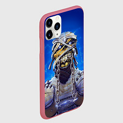 Чехол iPhone 11 Pro матовый Iron Maiden: Mummy, цвет: 3D-малиновый — фото 2