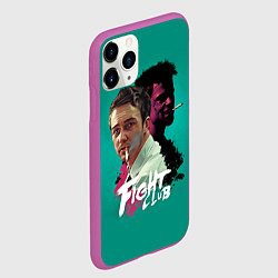 Чехол iPhone 11 Pro матовый Fight Club Stories, цвет: 3D-фиолетовый — фото 2