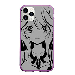 Чехол iPhone 11 Pro матовый No Game No Life, цвет: 3D-фиолетовый