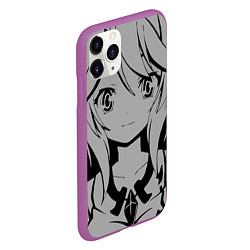 Чехол iPhone 11 Pro матовый No Game No Life, цвет: 3D-фиолетовый — фото 2