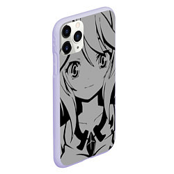 Чехол iPhone 11 Pro матовый No Game No Life, цвет: 3D-светло-сиреневый — фото 2