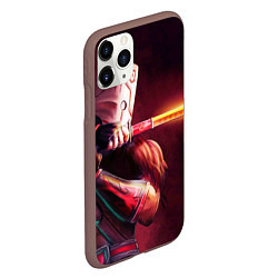 Чехол iPhone 11 Pro матовый Juggernaut, цвет: 3D-коричневый — фото 2