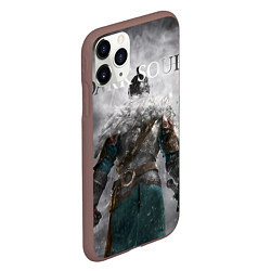 Чехол iPhone 11 Pro матовый Dark Souls: Winter, цвет: 3D-коричневый — фото 2