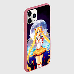 Чехол iPhone 11 Pro матовый Сейлор Мун, цвет: 3D-малиновый — фото 2