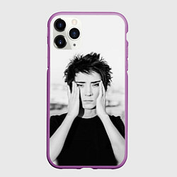 Чехол iPhone 11 Pro матовый Молодая Земфира, цвет: 3D-фиолетовый