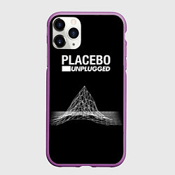 Чехол iPhone 11 Pro матовый Placebo: Unplugged, цвет: 3D-фиолетовый