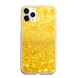 Чехол iPhone 11 Pro матовый Золото, цвет: 3D-белый