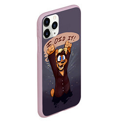 Чехол iPhone 11 Pro матовый Five Nights: I Did It, цвет: 3D-розовый — фото 2