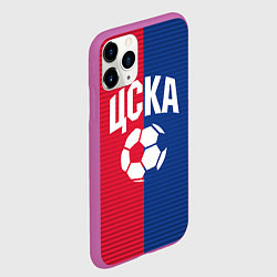 Чехол iPhone 11 Pro матовый ЦСКА, цвет: 3D-фиолетовый — фото 2