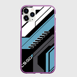 Чехол iPhone 11 Pro матовый CS:GO Vulcan Style, цвет: 3D-фиолетовый