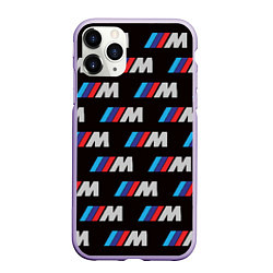 Чехол iPhone 11 Pro матовый BMW M, цвет: 3D-светло-сиреневый