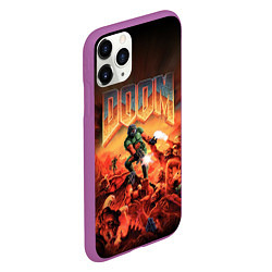 Чехол iPhone 11 Pro матовый DOOM: 1993, цвет: 3D-фиолетовый — фото 2