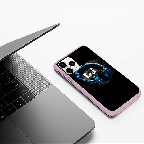 Чехол iPhone 11 Pro матовый DJ / 3D-Розовый – фото 3