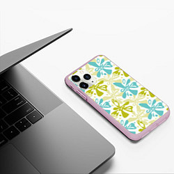 Чехол iPhone 11 Pro матовый Гавайская, цвет: 3D-розовый — фото 2