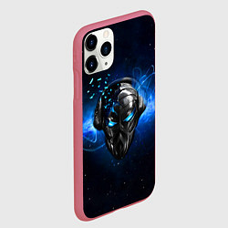Чехол iPhone 11 Pro матовый Pirate Station: Blue Space, цвет: 3D-малиновый — фото 2