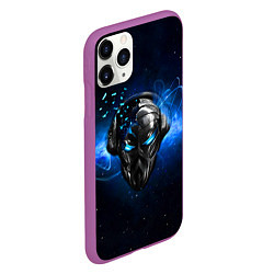 Чехол iPhone 11 Pro матовый Pirate Station: Blue Space, цвет: 3D-фиолетовый — фото 2