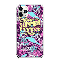 Чехол iPhone 11 Pro матовый Summer paradise 2