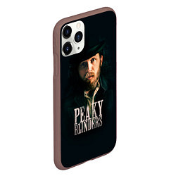 Чехол iPhone 11 Pro матовый Peaky Blinders, цвет: 3D-коричневый — фото 2