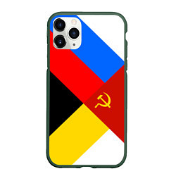 Чехол iPhone 11 Pro матовый Вечная Россия, цвет: 3D-темно-зеленый