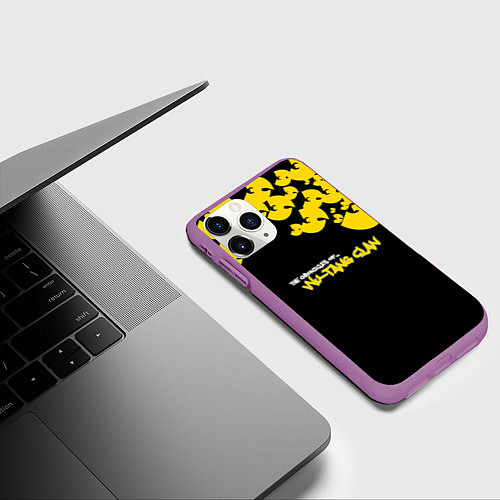 Чехол iPhone 11 Pro матовый Wu-Tang clan: The chronicles / 3D-Фиолетовый – фото 3