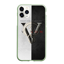 Чехол iPhone 11 Pro матовый BFMV: Venom Duo, цвет: 3D-салатовый