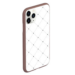 Чехол iPhone 11 Pro матовый Точечный узор!, цвет: 3D-коричневый — фото 2