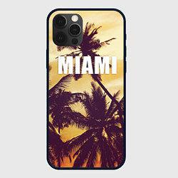 Чехол для iPhone 12 Pro Max MIAMI, цвет: 3D-черный