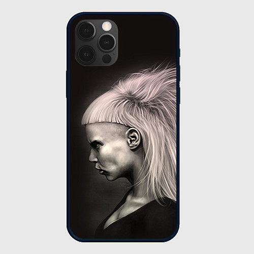 Чехол iPhone 12 Pro Max Die Antwoord GIrl / 3D-Черный – фото 1