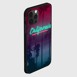 Чехол для iPhone 12 Pro Max California, цвет: 3D-черный — фото 2