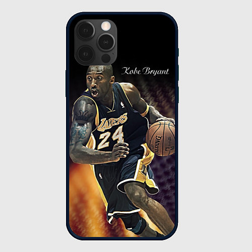 Чехол iPhone 12 Pro Max Kobe Bryant / 3D-Черный – фото 1