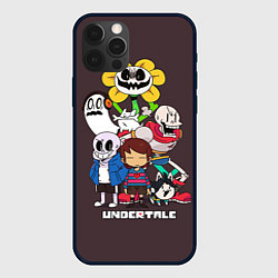 Чехол для iPhone 12 Pro Max Undertale 3, цвет: 3D-черный