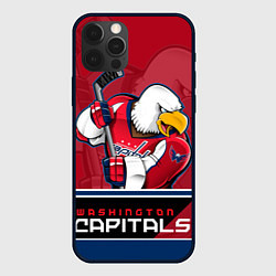 Чехол для iPhone 12 Pro Max Washington Capitals, цвет: 3D-черный