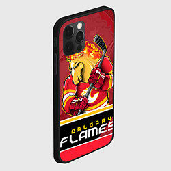 Чехол для iPhone 12 Pro Max Calgary Flames, цвет: 3D-черный — фото 2