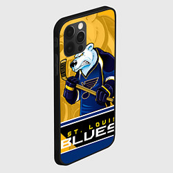 Чехол для iPhone 12 Pro Max St. Louis Blues, цвет: 3D-черный — фото 2