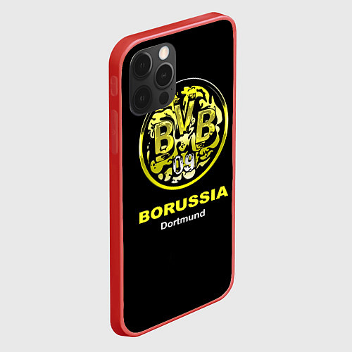 Чехол iPhone 12 Pro Max Borussia Dortmund / 3D-Красный – фото 2