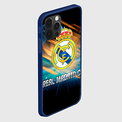 Чехол для iPhone 12 Pro Max Real Madrid, цвет: 3D-тёмно-синий — фото 2