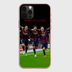 Чехол для iPhone 12 Pro Max Barcelona6, цвет: 3D-светло-розовый