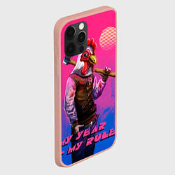 Чехол для iPhone 12 Pro Max My Year, my rules!, цвет: 3D-светло-розовый — фото 2