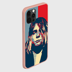 Чехол для iPhone 12 Pro Max Kurt Cobain, цвет: 3D-светло-розовый — фото 2
