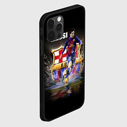 Чехол для iPhone 12 Pro Max Messi FCB, цвет: 3D-черный — фото 2
