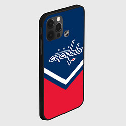 Чехол для iPhone 12 Pro Max NHL: Washington Capitals, цвет: 3D-черный — фото 2