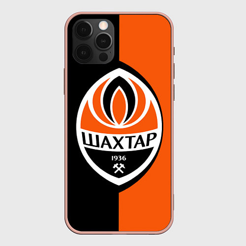 Чехол iPhone 12 Pro Max ФК Шахтер Донецк / 3D-Светло-розовый – фото 1