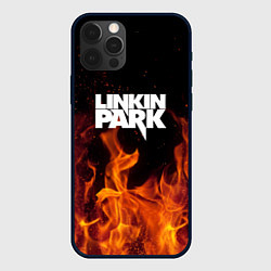 Чехол для iPhone 12 Pro Max Linkin Park: Hell Flame, цвет: 3D-черный