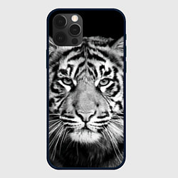 Чехол для iPhone 12 Pro Max Мордочка тигра, цвет: 3D-черный