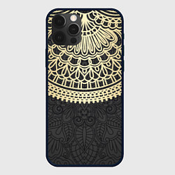 Чехол для iPhone 12 Pro Max Абстракционизм, цвет: 3D-черный