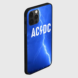 Чехол для iPhone 12 Pro Max AC/DC: Lightning, цвет: 3D-черный — фото 2