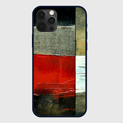 Чехол для iPhone 12 Pro Max Абстрактное искусство, цвет: 3D-черный