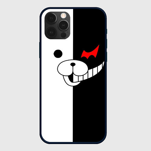 Чехол iPhone 12 Pro Max Monokuma / 3D-Черный – фото 1